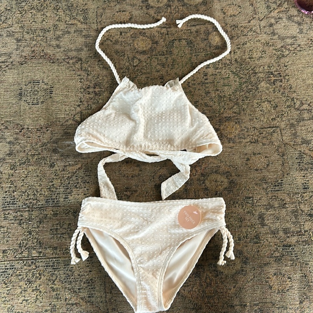 Gb girls two-piece swimsuit size 12